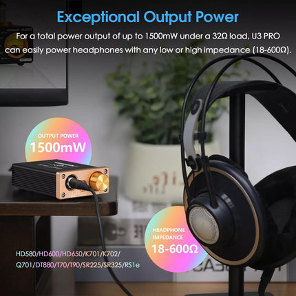 Douk Audio HiFi mini kõrvaklapivõimendi A-klassi lauavõimendi kõrvaklappidele DC5V (U3PRO)
