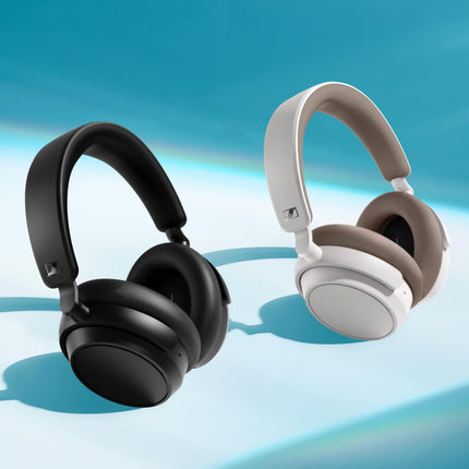 Sennheiser ACCENTUM Plus juhtmevabad Bluetooth-kõrvaklapid – optimaalne helikvaliteet kiirlaadimise, 50-tunnise akuea ja adaptiivse hübriid-ANC-ga – valged