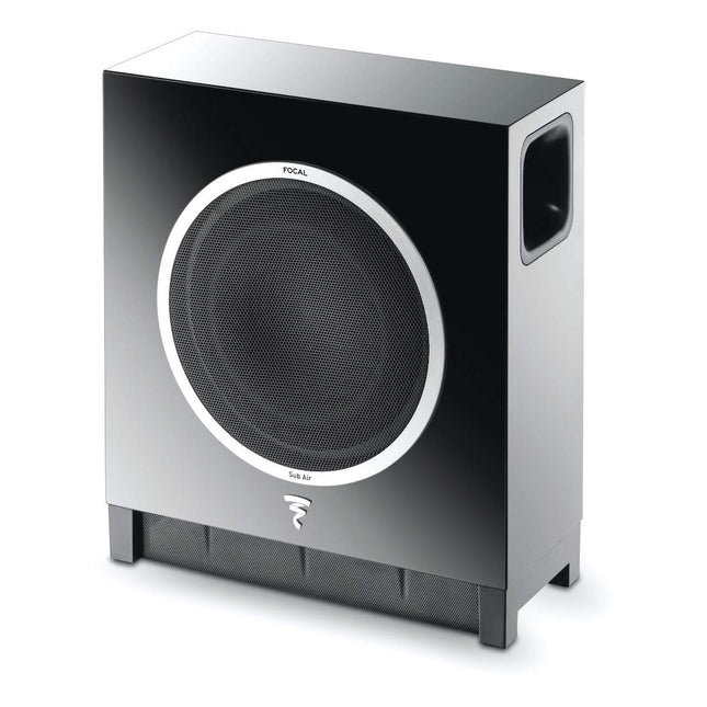 Focal Sub Air subwoofer (kõrgläikega viimistlus, juhtmevaba ühendus, seinale kinnitatav) must