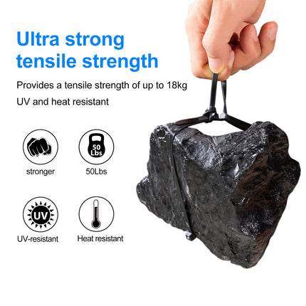 SWEED cable ties black 300mm, 1000 pieces cable ties UV-resistant, 4.8mm wide cable ties tensile strength of up to 22kg for industry, horticulture, cable industry