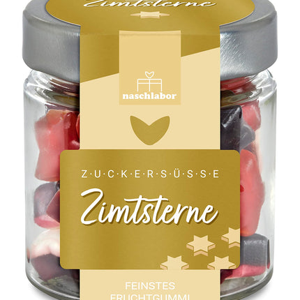 8 suhkrumagusat kaneelitähte vaniljevahuga 120g | Suur pakend | Kummikarud kaneelitähtedena | Jõulukingitus | Magusad kaneelitähed