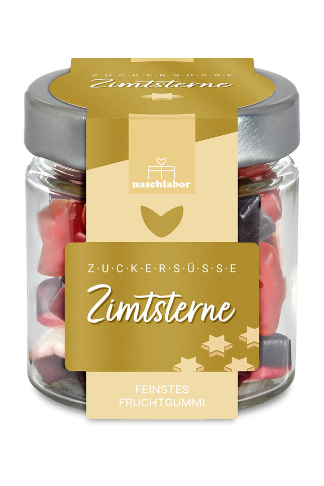 8 suhkrumagusat kaneelitähte vaniljevahuga 120g | Suur pakend | Kummikarud kaneelitähtedena | Jõulukingitus | Magusad kaneelitähed