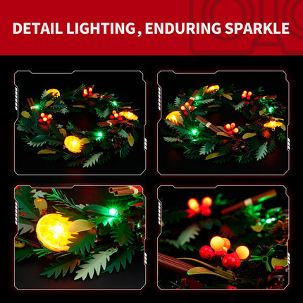 BRIKSMAX 2.0 valguskomplekt Lego pärjale - uuenduslik LED-valgustus, mis ühildub Lego ikoonidega 10340 - ei kuulu komplekti
