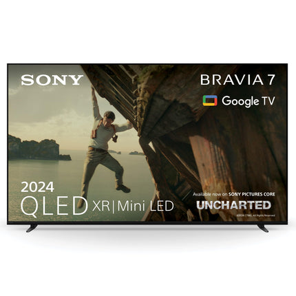 Sony BRAVIA 7 QLED (XR l Mini LED) 75-tolline 4K HDR Google'i nutiteler (2024) | Mängufunktsioonid, IMAX, Dolby Vision Atmos, Chromecast, AirPlay, 120Hz 75XR70