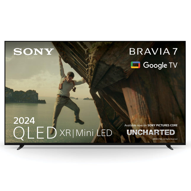 Sony BRAVIA 7 QLED (XR l Mini LED) 75-tolline 4K HDR Google'i nutiteler (2024) | Mängufunktsioonid, IMAX, Dolby Vision Atmos, Chromecast, AirPlay, 120Hz 75XR70