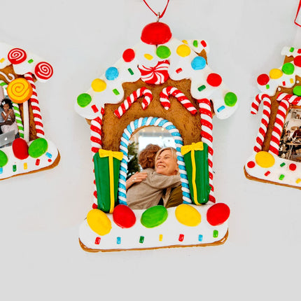 Hanging Christmas tree decorated with candy cane, customizable, 12-piece set