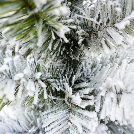 Christmas tree snow can 60 cm Strong and realistic foliage made of PVC, jute base for Christmas tree, small Christmas tree, ready