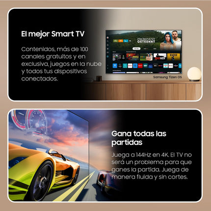 SAMSUNG 48S93D 4K OLED Smart TV 4K 2024 48S93D with more brightness and contrast, A cinema sound with Q-Symphony, the best Smart TV and wins all games with Motion Xcelerator 144Hz