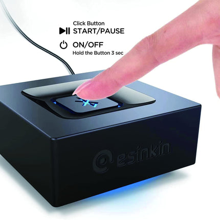 esinkin W29-us Bluetooth-heliadapter muusika voogedastussüsteemile, traadita heliadapter, töötab nutitelefonide ja tahvelarvutitega, traadita adapter kõlaritele