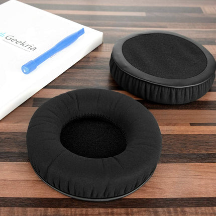 Geekria Comfort Velour vahetuskõrvapadjad Sennheiser Urbanite XL kõrvaklappidele, kõrvapadjad, peakomplekti kõrvapadjad, kõrvaklapid, kate, remondiosad (must)