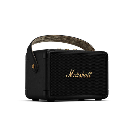 Marshall Kilburn II Bluetooth Portable Water-Resistant Speaker, Wireless - Black and Brass
