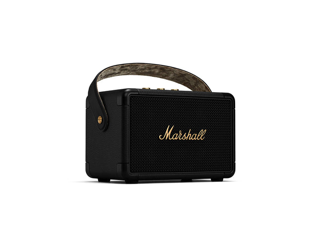 Marshall Kilburn II Bluetooth Portable Water-Resistant Speaker, Wireless - Black and Brass