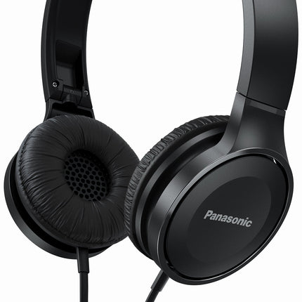 Panasonic RP-HF100ME-K kõrvaklapid - peakomplekt, 10–23 000 Hz, 30 mm draiver, kompaktne kokkupandav, must