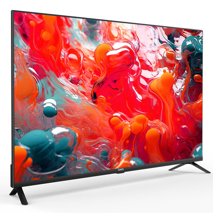 CHIQ TV 40-tolline QLED Google TV, HDR10, WiFi, Google Play, raamita disain, Dolby Audio, Chromecast, DBX-TV, kolmekordne tuuner (DVB-T2/C/S2), hotellirežiim