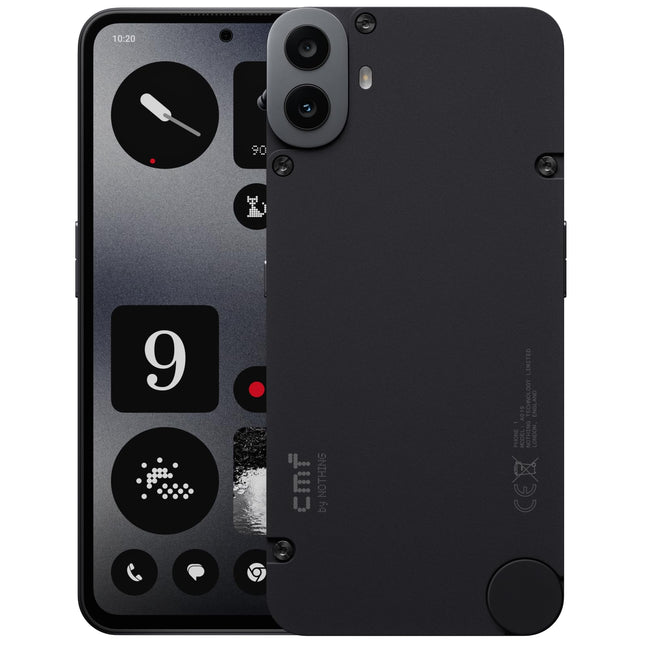 CMF Phone 1 8+128GB - lepinguta mobiiltelefon 50 MP Sony tagakaameraga Ultra XDR-iga, 6,67-tollise Super AMOLED ekraaniga ja Nothing OS 2.6-ga - must