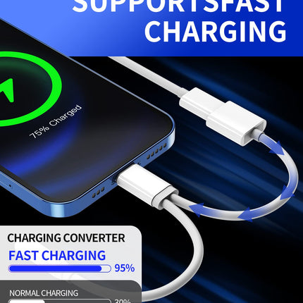 iPhone'i AUX-adapter kõrvaklappide pesa kaabli jaoks (2 tk), 2-ühes Lightning - 3,5 mm kõrvaklappide jaotur 11 12 13 14 Pro 7 8 Plus X XS laadimiskaabel, Apple MFI sertifitseeritud heli laadimismuundur