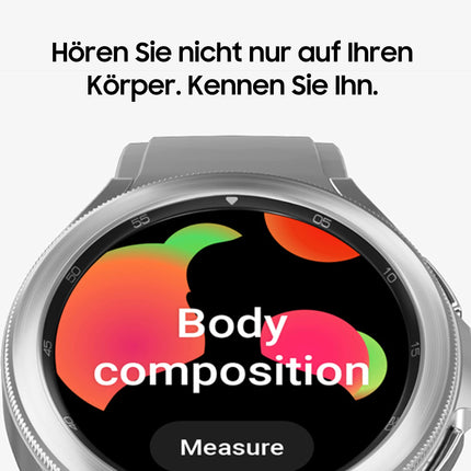 Samsung Galaxy Watch4 Classic, ümar LTE nutikell, Wear OS, pöörlev raam, fitnesskell, aktiivsusmonitor, 42 mm, hõbedane