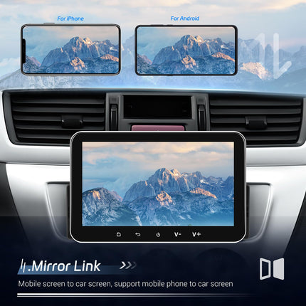 [2+32G] SIXWIN Android 13 car radio 1 Din with Wireless Carplay &amp; Wired Android Auto, 7 inch HD touchscreen with WiFi/GPS/Bluetooth/Mirror Link/USB/FM/AUX/EQ/SWC