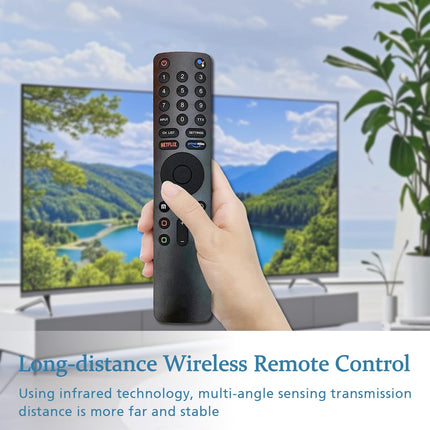 Bluetoothi ​​hääljuhtimispult Google Assistantiga XMI TV 4S 4A jaoks, XMRM-010 kaugjuhtimispult nutikale Android-telerile L55MS-5A/L65M5-5ASP
