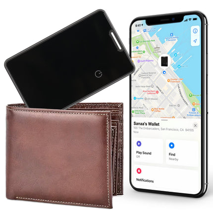LOSHALLi rahakotiotsingu kaart, Bluetooth-jälgija, rahakoti ja pagasi esemete leidja, ühildub Apple'i rakendusega Find My