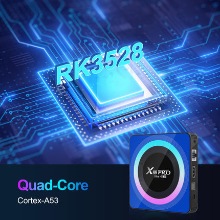 Android 13.0 teleriboks, Android Box 4GB RAM 64GB ROM RK3528 neljatuumaline 64-bitine Cortex-A53, Android TV Box toetab 2.4/5.0GHz WiFi6 BT5.0 HD 8K HDMI 2.0