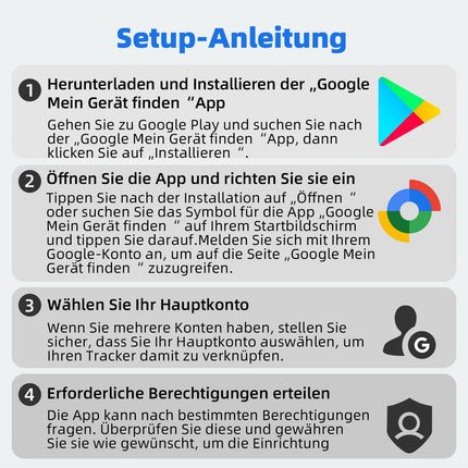 Androidi nutikas jälgimissilt, Google'i sertifitseeritud võtmeleidja, mis ühildub Find Hubi rakendusega (ainult Android), Bluetooth-võtmeleidja pagasi/kottide/kohvri/rahakoti jaoks, vahetatav aku, 4 värvi