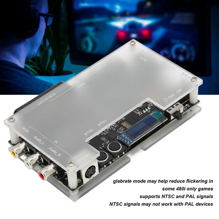 OSSC Open Source Scan Converter, OSSC Add-on-Board HD Video Converter with SCART, OSSC SCART Component Converter with S Video for NTSC PAL Retro Gaming Console