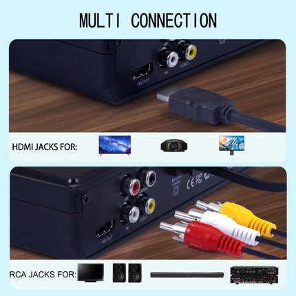 Sukinum DVD-mängija telerile, 1080P HD DVD-mängija koju, kõik piirkonnad, tasuta kompaktne mini-CD-mängija HDMI- ja AVI-kaabliga, USB 2.0 port, kaugjuhtimispult, sisseehitatud PAL