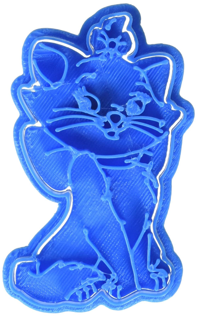 Küünenahalõikur Marie Aristogatos küpsisevorm, plastik, sinine, 8x7x1,5 cm