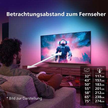 Philipsi nutiteler | 75PUS7608/12 | 189 cm (75 tolli) 4K UHD LED-teler | 60 Hz | HDR | Dolby Vision