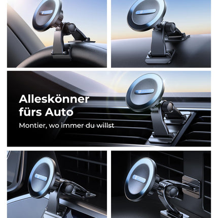 VICSEED 2025 for Magsafe Car Mount for All Cars Cell Phone Holder Car Magnet [Strong Magnet with 20 x N55] Car Cell Phone Holder for iPhone 16 15 14 13 12 Pro Max Samsung S24 S23 Ultra etc.