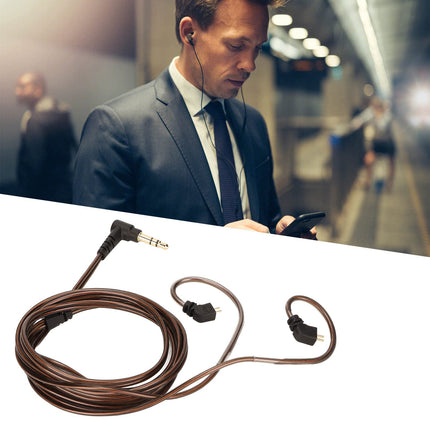 VBESTLIFE Headphone Sound Cable, Noise Cancelling Earphone Upgrade Cable, Replacement with Microphone for 2-pole 0.78mm Headphones, for KZ ZSN ZSN Pro, for CCA CA4 CA16