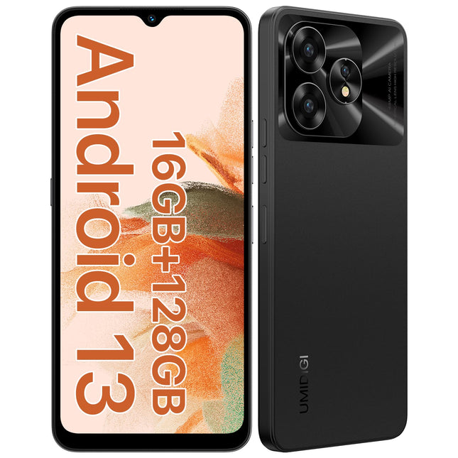UMIDIGI A15C lukustamata mobiiltelefon, NFC, 16 GB + 128 GB / 1 TB, 48 MP kaamera, 6,7-tolline HD+ ekraan, 5000 mAh, 4G kaheksatuumaline mobiiltelefon, kahe SIM-kaardiga Android 13 lukustamata mobiiltelefonid, 8 GB laiendatav RAM, Face ID/OTG/GPS