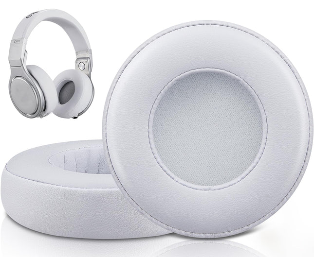 SOULWIT vahetuskõrvapadjad Monster Beats Pro/by Dr. DRE Detox kõrvaklappidele, pehmest proteiinnahast ja suure tihedusega mürasummutusvahust kõrvapadjad