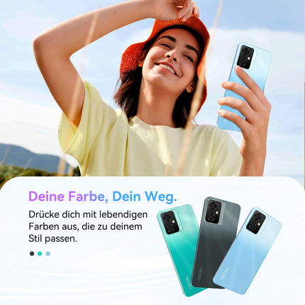 OSCAL Tiger 10 Android 14 nutitelefon ilma lepinguta, 90Hz kaheksatuumaline nutitelefon 256GB+16GB/1TB TF, mobiiltelefonid ilma lepinguta HD+ 6.56 tolli, 50MP+8MP, sõrmejälje/näotuvastusega, 4G kahe SIM-kaardiga, OTG/5180mAh - roheline