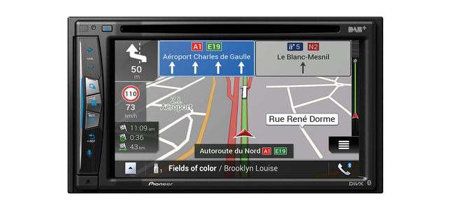 Pioneer AVIC-Z730DAB - haagissuvila ja veoauto versioon, navigatsioon, WiFi, 6,2-tolline puuteekraan, nutitelefoni ühenduvus, Bluetooth, Apple CarPlay, käed-vabad süsteem, 2 USB-porti, DAB/DAB+