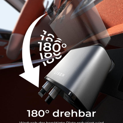LISEN 4-ühes autolaadija 69W sigaretisüütaja USB-C adapter, telkimistarvikud, autovidinad BMW-le, Audile, Mercedes-Benzile, VW-le, veoautodele ja paljudele teistele, meeste kingitused, autotarvikud iPhone 16 Pro Maxile