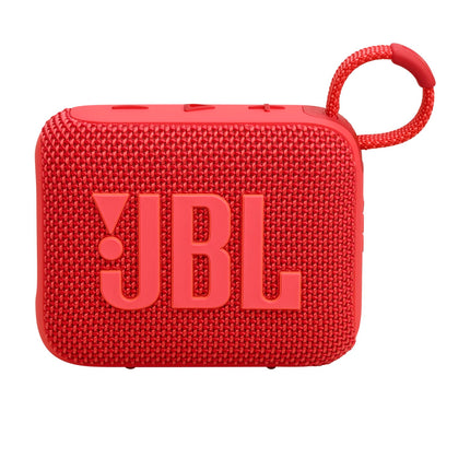 JBL Go 4 - Red – Portable Bluetooth speaker with JBL Pro Sound, deep bass, and Playtime Boost function – Waterproof and dustproof – 7 h battery life