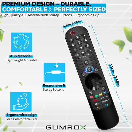 Maagiline kaugjuhtimispult LG teleritele, originaalpuldi MR20GA, MR21GA, MR22GA, MR23GA asendus, sobib LG UHD OLED QNED NanoCell 4K 8K nutitelerile, kursori ja häälfunktsiooniga