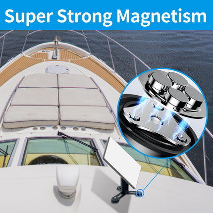 ALLICAVER Starlink Mini magnetkinnitus - vastupidav auto- ja haagissuvilakinnitus | Ühildub Starlink Mini Tube adapteriga | Turvaline ja tugev magnet stabiilse signaali tagamiseks sõidukites