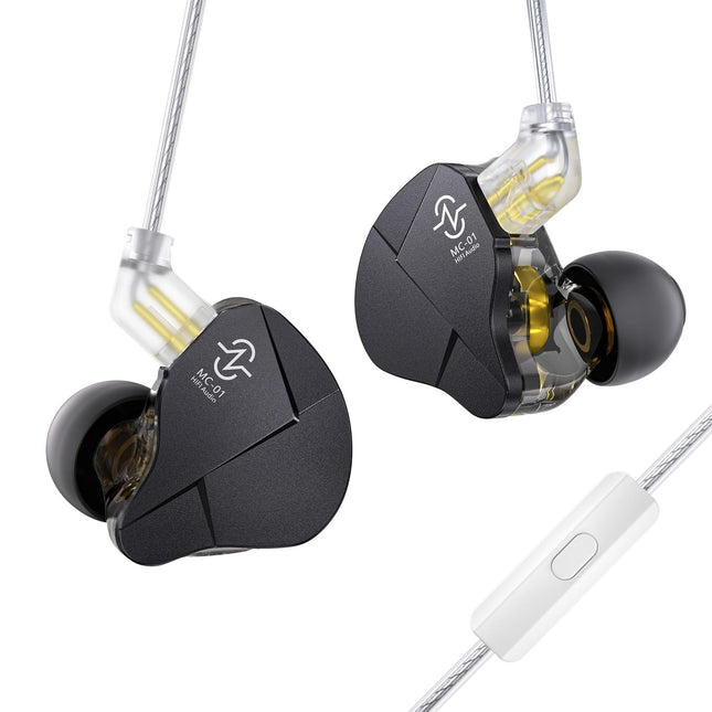 Yinyoo CCZ MC01 Soul kõrvasisesed kõrvaklapid, 10 mm PET kahe magnetiga dünaamilise draiveriga kõrvasisesed monitorid, stereokõrvaklapid 3,5 mm pesaga, sassisvaba vahetatav kaabel, müra isoleeriv kõrvamonitor