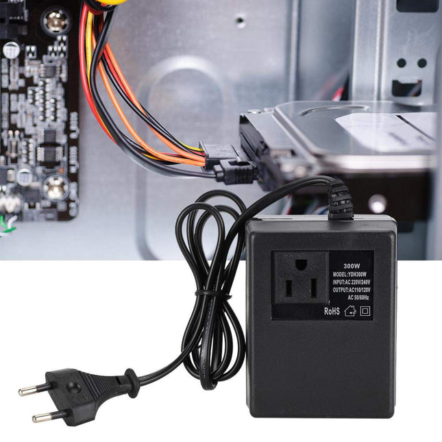 Pistikuadapter 300W pingemuundur AC 220V - 110V EL pistikuadapter (EL pistik)