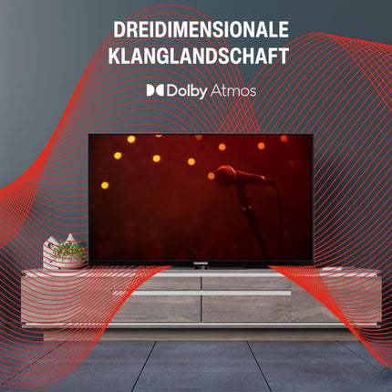 Telefunken QLED-teler, 43-tolline TiVo-toega nutiteler (4K UHD, HDR Dolby Vision, Dolby Atmos, kolmekordne tuuner, 6 kuud HD+ kaasas) QU43TO750S