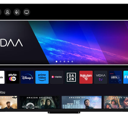 Toshiba 43QV2363DAW 43-tolline QLED-teler/VIDAA nutiteler (4K UHD, HDR Dolby Vision, kolmekordne tuuner, Bluetooth, Dolby Audio)