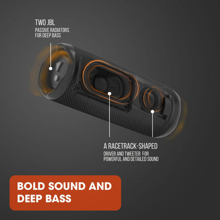 JBL Flip 6 Bluetooth Speaker - Camouflage – Waterproof, portable speaker with 2-way speaker system for powerful sound – Up to 12 hours of wireless music playback