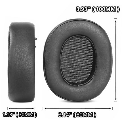 TaiZiChangQini kõrvapadjad. Kõrvapadjade vahetus, mis ühildub Teufel Real Blue NC (2021) Bluetooth-juhtmevabade kõrvaklappidega, valgunahast kõrvapadjad.