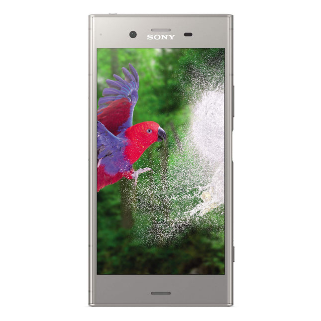 Sony Xperia XZ1 nutitelefon (13,2 cm (5,2 tolli) Triluminos ekraan, 19MP kaamera, 64 GB salvestusruum, Android) hõbedane - saksa versioon