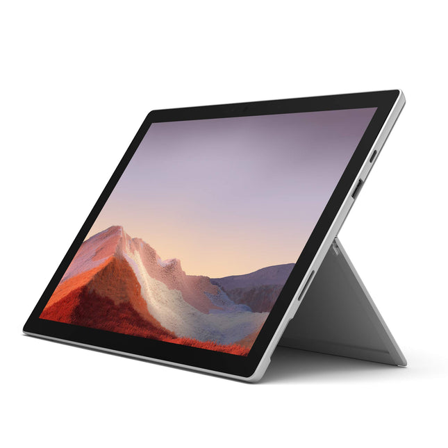 2019. aasta Microsoft Surface Pro 7 Intel Core i7-1065G7 protsessoriga (12,3-tolline, 16 GB muutmälu, 256 GB SSD) Platinum (renoveeritud)