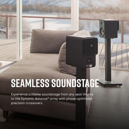 Polk Audio Signature Elite ES15 kõrglahutusega riiulikõlarid kodukinole, stereokõlarid, ruumilise heli kõlarid, HiFi kõlarid, Hi-Res sertifitseeritud, ühildub Dolby Atmose ja DTS:X-ga (paar)