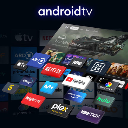RCA 43 inch (108 cm) Smart TV QLED 4K UHD HDR Android TV WiFi, Bluetooth
